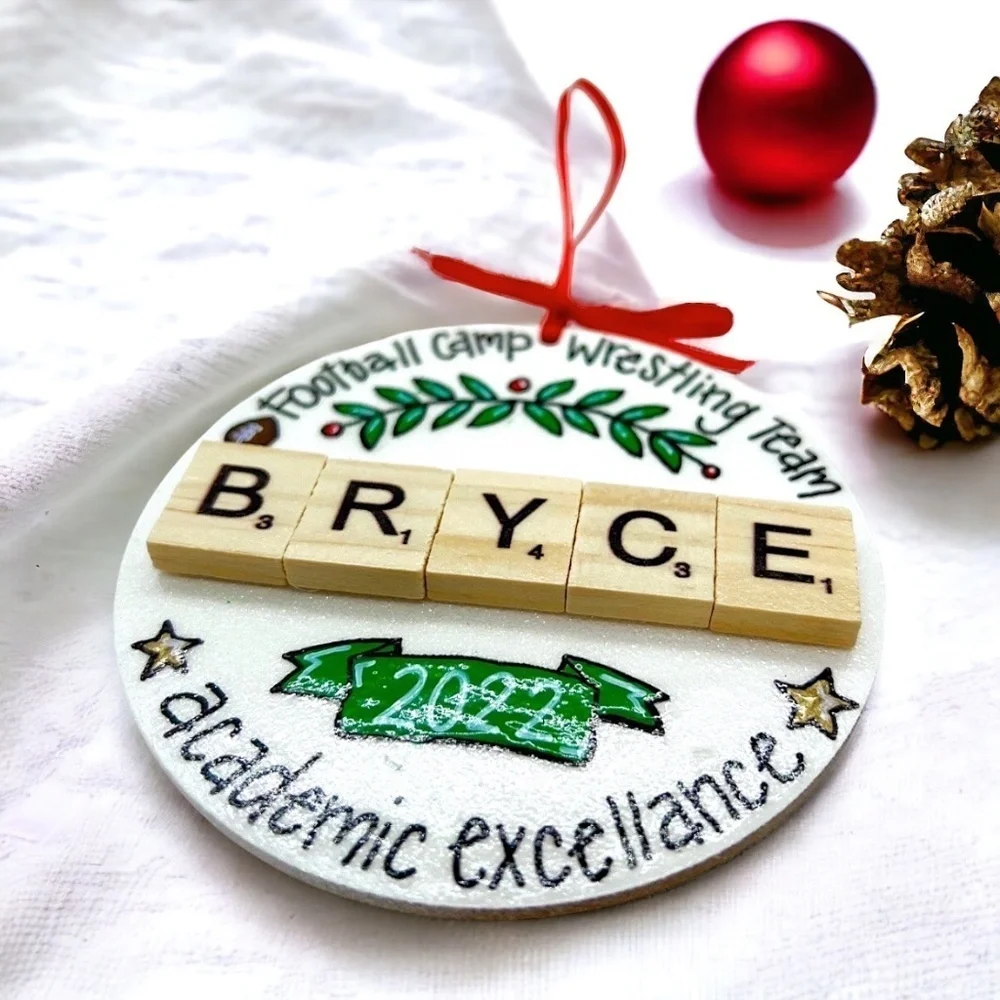 Custom Handmade Christmas Ornament: Yearly Highlights & Personalization Your Way